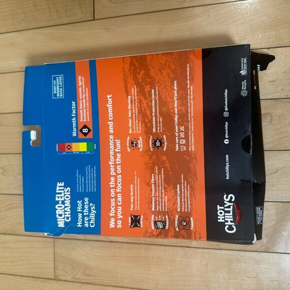 NEW Hot Chillys Womens Performance Base Layer Micro Elite Chamois Grey Size XS - Picture 6 of 8